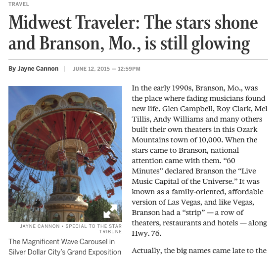 The stars shone and Branson, Mo., is still glowing