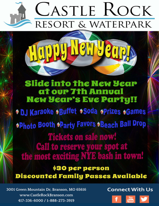 Castle Rock 7th Annual New Year’s Eve Party