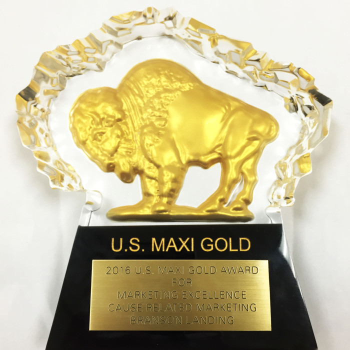 Branson Landing Wins Gold Award in ICSC’s 2016 U.S. MAXI Awards