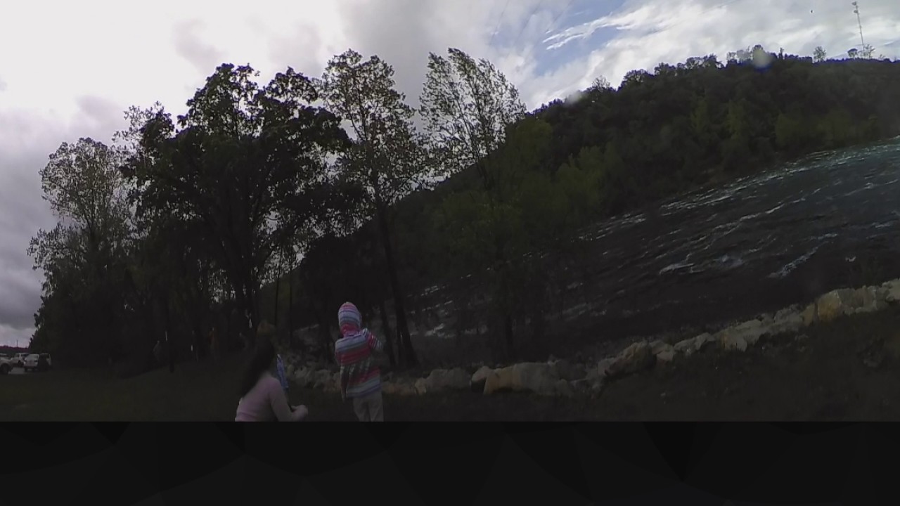 360 video: Branson, Mo Table Rock Dam During Flooding