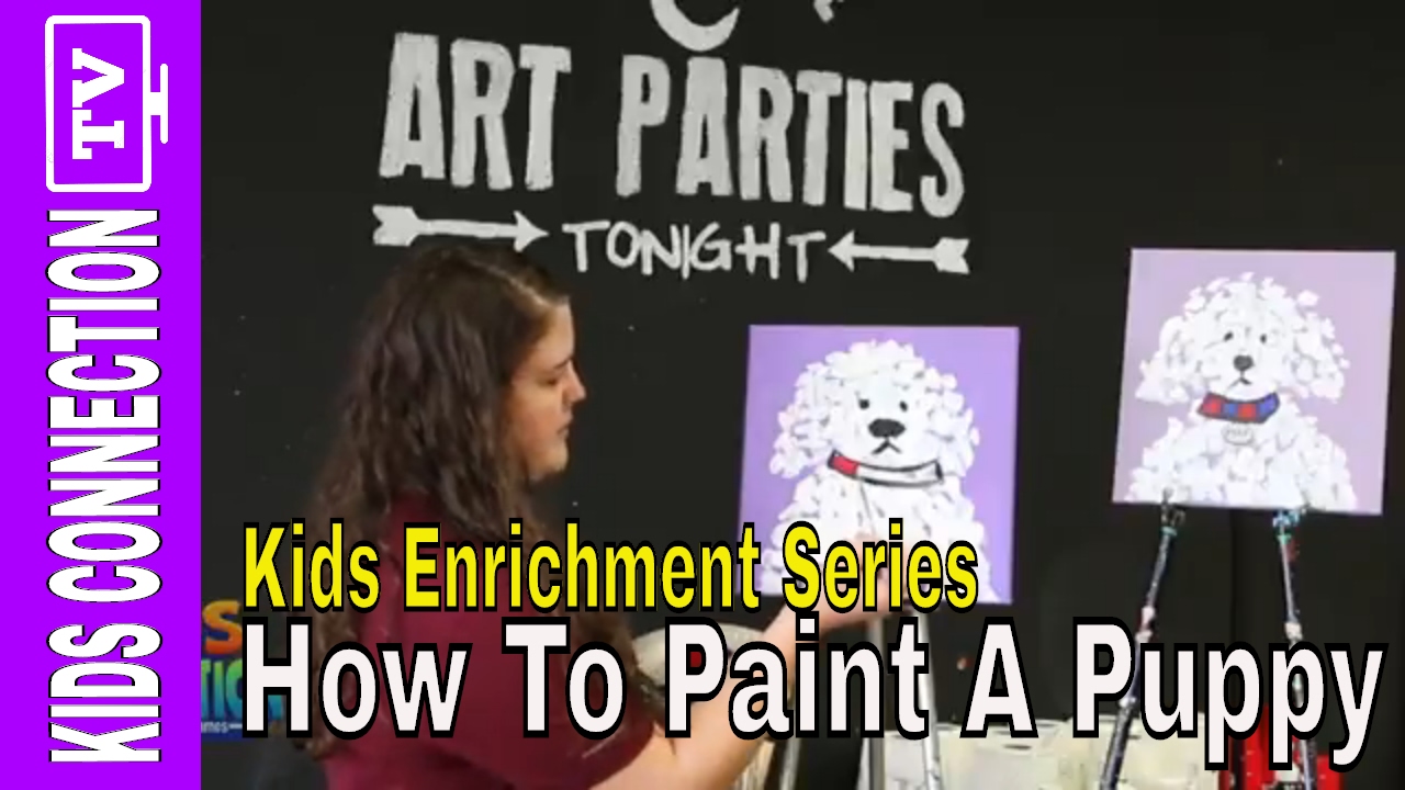 Art Parties Tonight: How To Paint A Fun Puppy